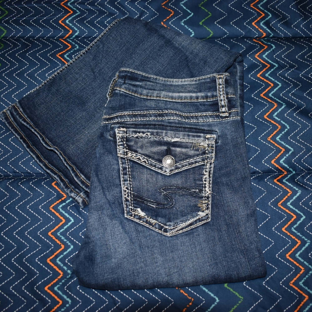 Silver Suki Slim Boot Cut Jeans